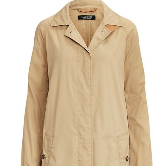 Ralph Lauren Notch Lapel Trench Coat - Picture 3 of 3